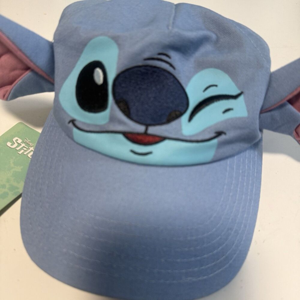 Disney Lilo & Stitch Hat With Ears Light Blue Snapback Cap Adjustable Kohls